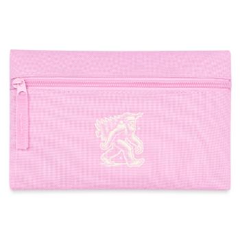 Weihnachtlicher Bigfoot Mit Tannenbaum Retro Stil - Federtasche - Rosa - Vorne