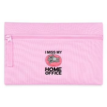 Home Office Saying Funny - Pencil Case - pink - Front