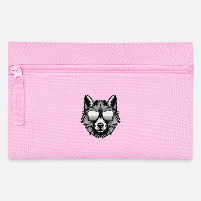 Loup Hipster Cool Party - Trousse - rose