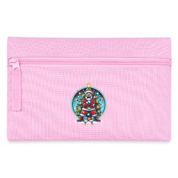 Amusement de l’électrocution de Noël avec le Père Noël - Trousse - rose - Devant