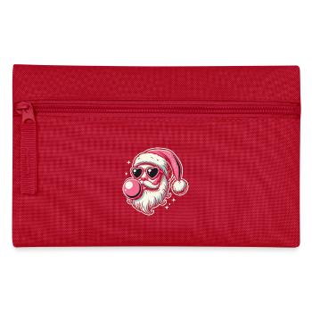 Sigma Santa Mit Herzbrille Und Kaugummi - Federtasche - Rot - Vorne