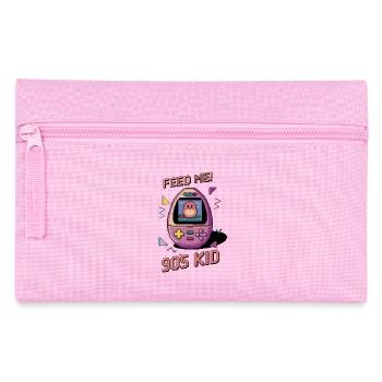 Tamagotchi Feed Me 90er Jahre Nostalgie Design - Federtasche - Rosa - Vorne