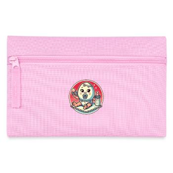 Baby egg with pacifier and bottle - Pencil Case - pink - Front