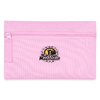 Bitcoin Maximalist – Stylish Crypto Design - Pencil Case - pink - Front