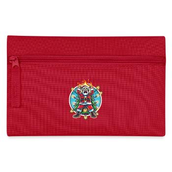 Santa Claus Electrocution Chaos Disaster - Pencil Case - red - Front