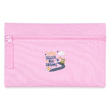 Little Digger Big Dreams - Conception mignonne de l’excavatrice - Trousse - rose - Devant