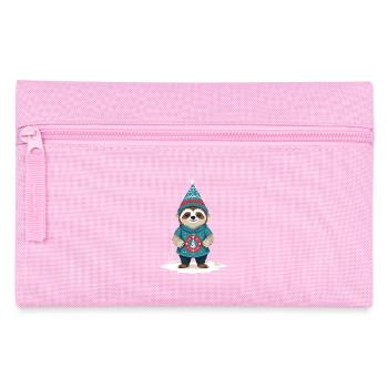 Cozy Sloth Gnome Gnome Gnome - Pencil Case - pink - Front