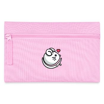 Liebe Herz und Maus - Federtasche - Rosa - Vorne