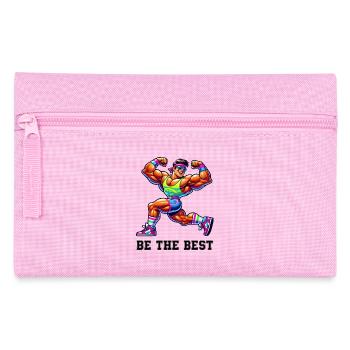 bodybuilder fitness best - Pencil Case - pink - Front