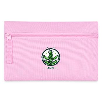 Mante religieuse en méditation - Trousse - rose - Devant