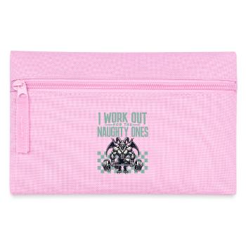 Krampus Workout For Bad Boys Christmas - Pencil Case - pink - Front