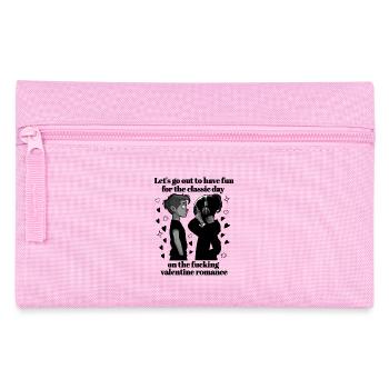Fucking valentine romance funny - Pencil Case - pink - Front