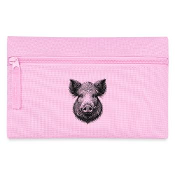 Wild boar - Pencil Case - pink - Front