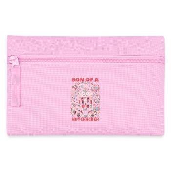 Son of a Nutcracker Christmas Artwork - Pencil Case - pink - Front