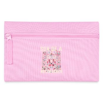 Naughty Nutcracker Christmas Humor - Pencil Case - pink - Front