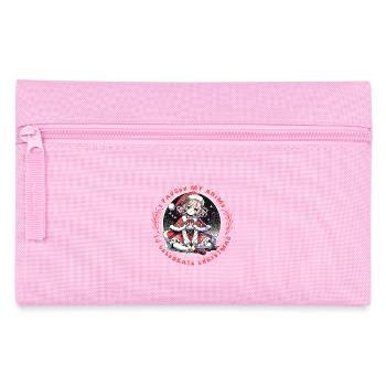 Kawaii Anime Christmas Celebration Motif - Pencil Case - pink - Front