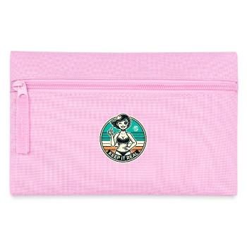 Stay Real, Beach Edition - Pencil Case - pink - Front