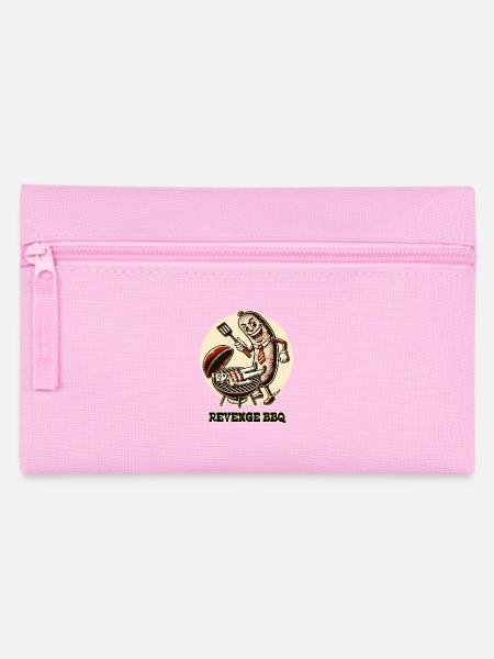 Eine Satire-Wurst grillt den Papa als Rache-BBQ - Federtasche - Rosa