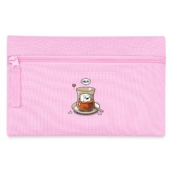 Zuckerwürfel in Not, Hilfe! – Türkischer Tee Spaß - Federtasche - Rosa - Vorne