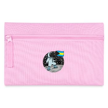 Astronaut Fahne Bahamas - Federtasche - Rosa - Vorne