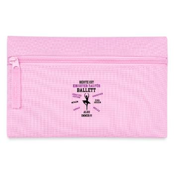 Ballett Mädchen Outfit Tänzer Ballettschule Ballet - Federtasche - Rosa - Vorne