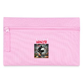 Kitchen Ninja – Chaud avec couteau et humour - Trousse - rose - Devant