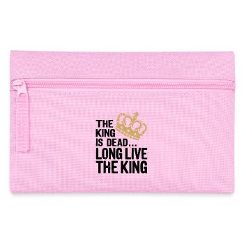 The King is Dead long live the King - Pencil Case - pink - Front