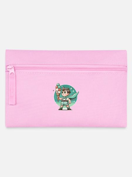 Eiscreme-Held Retro Superboy - Federtasche - Rosa