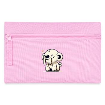 Cute Sabertooth Animal - Pencil Case - pink - Front