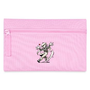 Französischer Pantomime im Japan-Comic-Stil - Federtasche - Rosa - Vorne