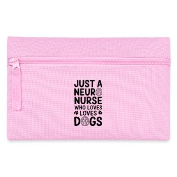 Neuro Nurse Dog Caregiver Neurology Gift - Pencil Case - pink - Front