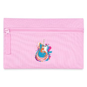 Guitare électrique colorée - Trousse - rose - Devant