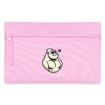Fort, fier et charmant – Gorille - Trousse - rose - Devant