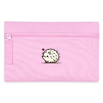 Stachelig süß, ein Igel mit Herz - Federtasche - Rosa - Vorne