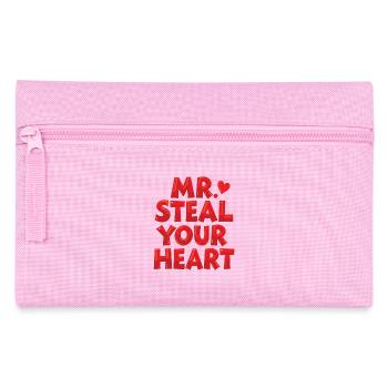 Mr Steal Your Heart Romantisches Valentinstag - Federtasche - Rosa - Vorne