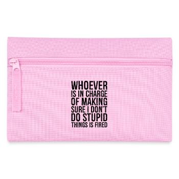 celui qui est chargé de s’assurer que je ne fais pas - Trousse - rose - Devant