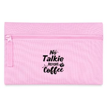 Dictons amusants sur le café pour les accros à la caféine - Trousse - rose - Devant
