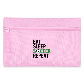 Funny Soccer Design Soccer Lovers - Pencil Case - pink - Front