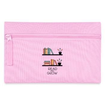 BÜCHERREGALE LESEN UND WACHSEN - Federtasche - Rosa - Vorne