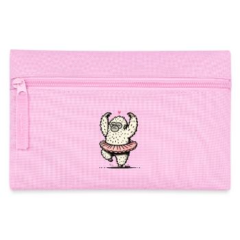 Ballet-Yeti im rosa Tutu, Anmut auf großen Füßen - Federtasche - Rosa - Vorne