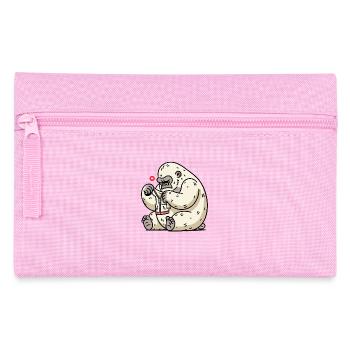Drôle de gorille adore sa petite veste - Trousse - rose - Devant