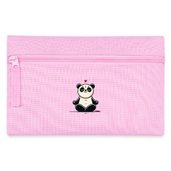 Zen Yoga Panda of Love - Pencil Case - pink - Front