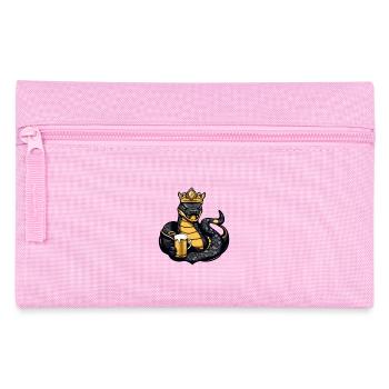 Snake Cobra Beer Funny - Pencil Case - pink - Front