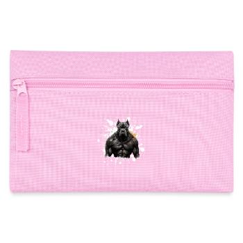 Cane Corso Dog Muscles Bodybuilding Beast - Pencil Case - pink - Front
