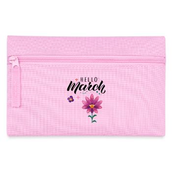 Bonjour Mois de Mars Mars - Trousse - rose - Devant