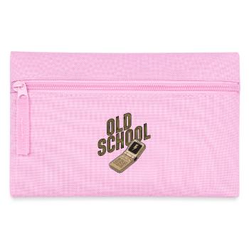 Klassisches Klapphandy, Vintage-Handy, Handy - Federtasche - Rosa - Vorne