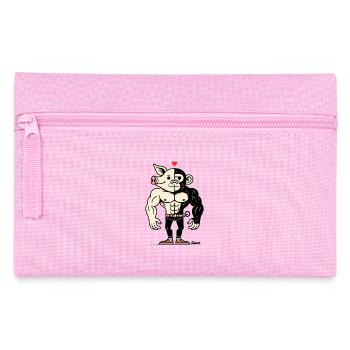 Muscle gorille cochon homme - Trousse - rose - Devant