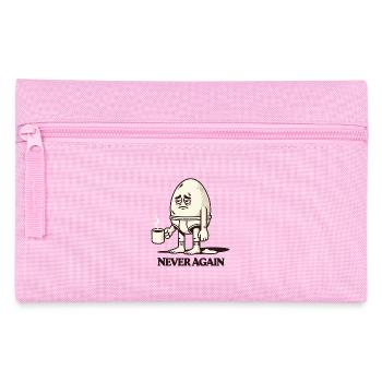 Œuf du matin fatigué avec café – « Plus jamais » - Trousse - rose - Devant