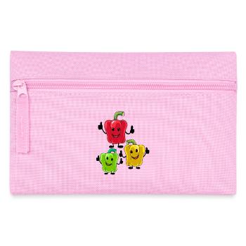 Peppers Vegetables Vegetarian - Pencil Case - pink - Front