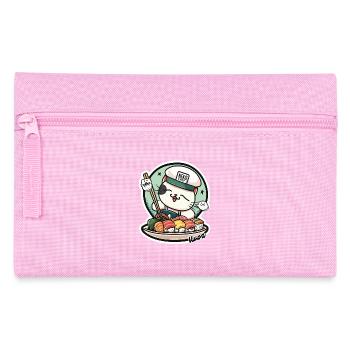 Neko Sushi Chef – Funny Cat Kitchen - Pencil Case - pink - Front